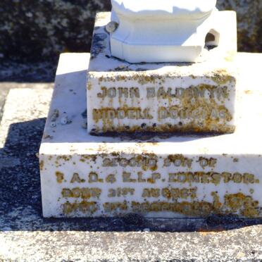 EDMESTON John Baldewyn Riddell Douglas 1913-1913