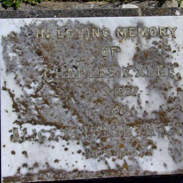 EXLEY Charles -1927 &amp; Alice Elizabeth -1946