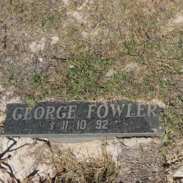 FOWLER George -1992