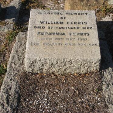 FERRIS William -1962 &amp; Euphemia -1967