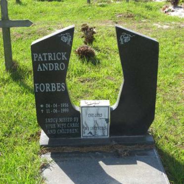 FORBES Patrick Andro 1956-1999