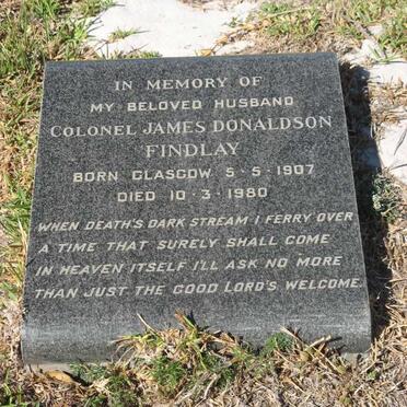 FINDLAY James Donaldson 1907-1980