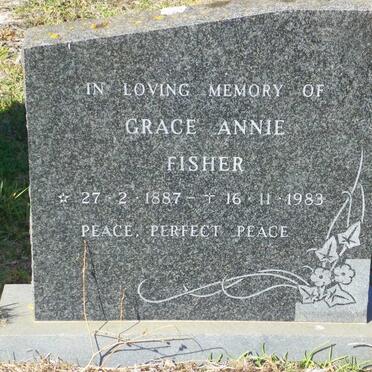 FISHER Grace Annie 1887-1983