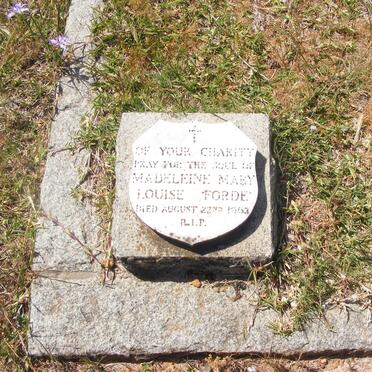 FORDE Madeleine Mary Louise -1963