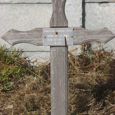 FRITZ Christine Debora 1943-2003