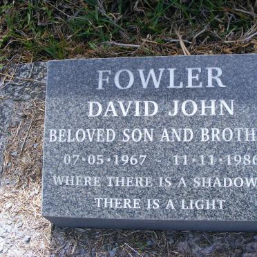FOWLER David John 1967-1986