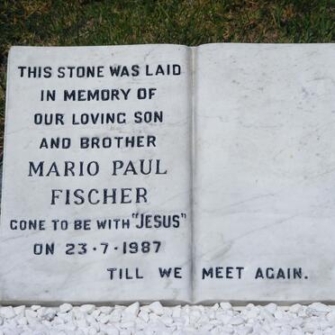 FISCHER Mario Paul -1987