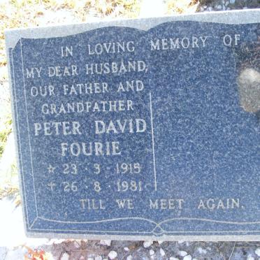 FOURIE Peter David 1915-1981