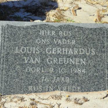GREUNEN Louis Gerhardus, van -1984