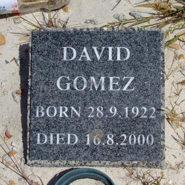 GOMEZ David 1922-2000