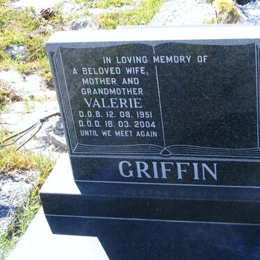 GRIFFIN Valerie 1951-2004