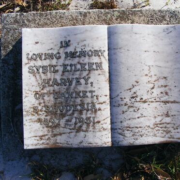 HARVEY Sybil Eileen 1897-1951