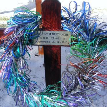 HADJIE Anthony Aubrey 1951-2010