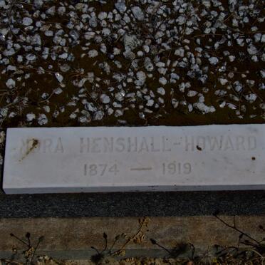 HOWARD Nora, HENSHALL 1874-1919