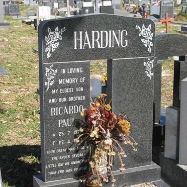 HARDING Ricardo Paul 197?-19?7