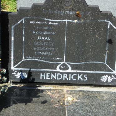 HENDRICKS Isaac Godfrey 1922-1984
