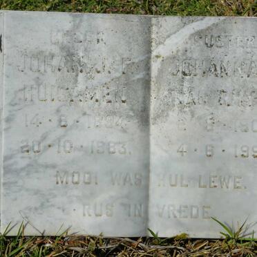 HUISAMEN Johan J.F. 1894-1983 :: VAN RHYN Johanna M. 1903-1990