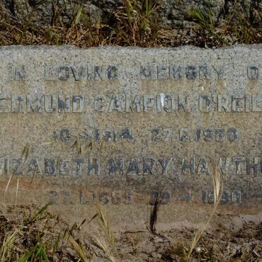 HAWTHORNE Elizabeth Mary 1885-1980 :: O'REILLY Edmund Campion 1914-1980