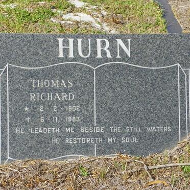 HURN Thomas Richard 1902-1983