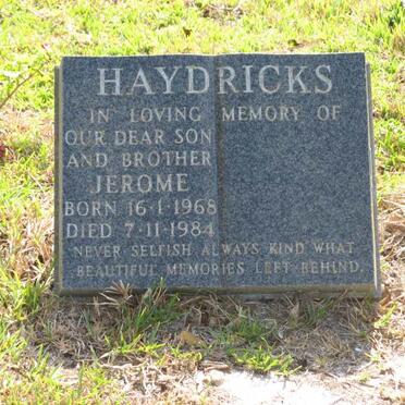 HAYDRICKS Jerome 1968-1984