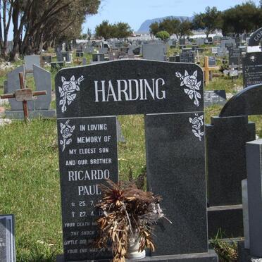 HARDING Ricardo Paul