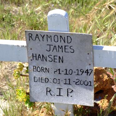 HANSEN Raymond James 1947-2001