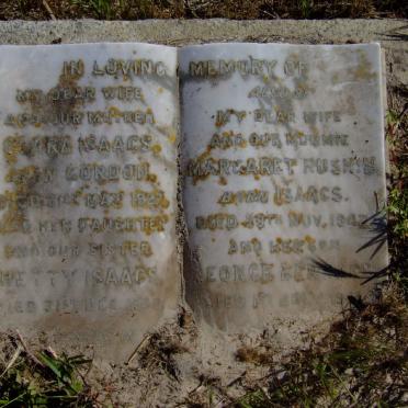 ISAACS Clara nee GORDON -1927 :: ISAACS Hetty -1930 :: RUSHIN Margaret nee ISAACS -1942 :: RUSHIN George Bernard -194?