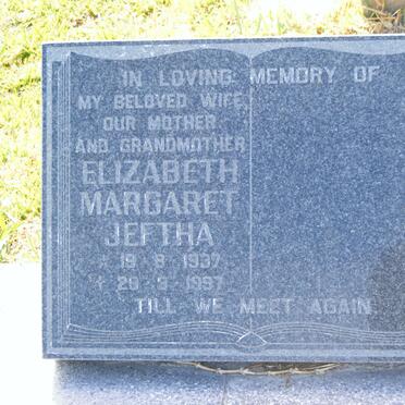 JEFTHA Elizabeth Margaret 1937-1997