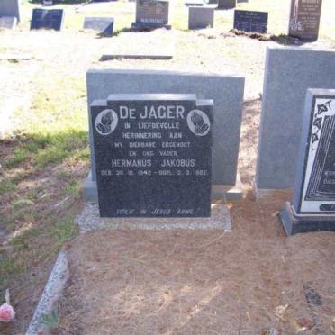 JAGER Hermanus Jakobus, de 1942-1983