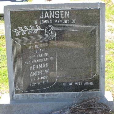 JANSEN Herman Andrew 1932-1999