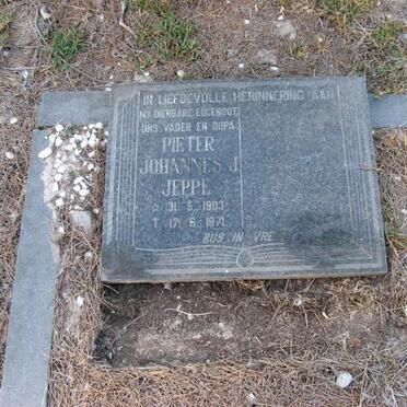 JEPPE Pieter Johannes J. 1903-1971