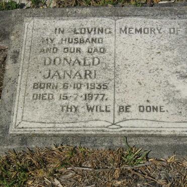 JANARI Donald 1935-1977