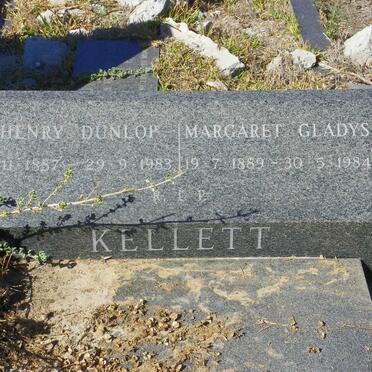 KELLETT Henry Dunlop 1887-1983 &amp; Margaret Gladys 1889-1984