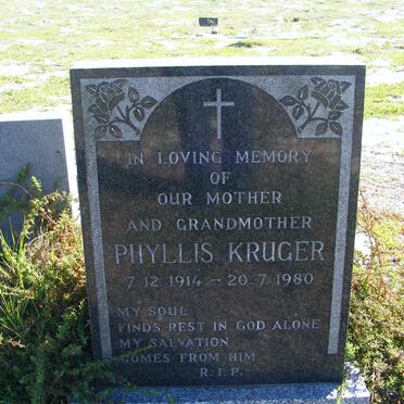 KRUGER Phyllis 1914-1980