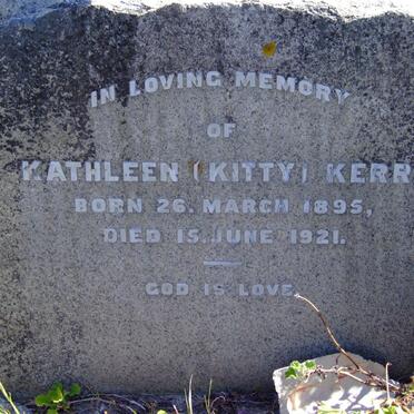 KERR Kathleen 1895-1921