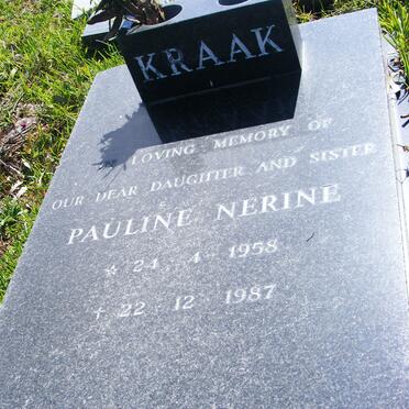 KRAAK Pauline Nerine 1958-1987