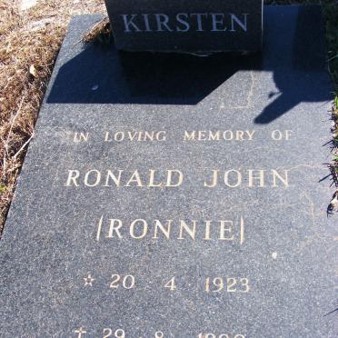 KIRSTEN Ronald John 1923-1990