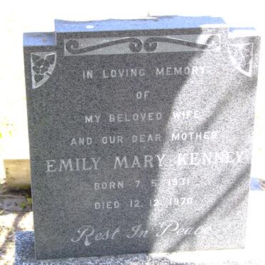 KENNEY Emily Mary 1931-1970