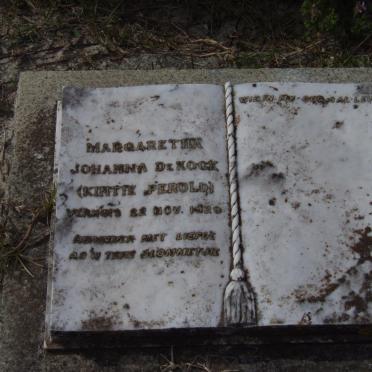 KOCK Margaretha Johanna, de, PEROLD  -1929