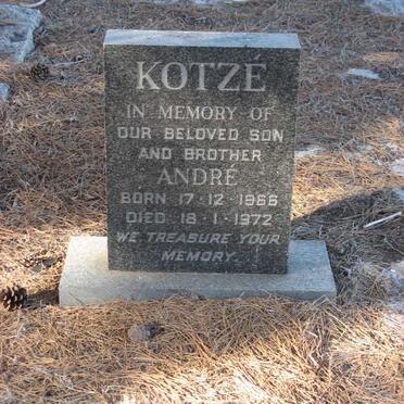 KOTZE André 1966-1972