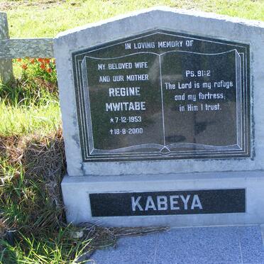 KABEYA Regine Mwitabe 1953-2000