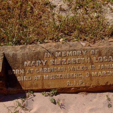 LOGAN Mary Elizabeth 1867-1930