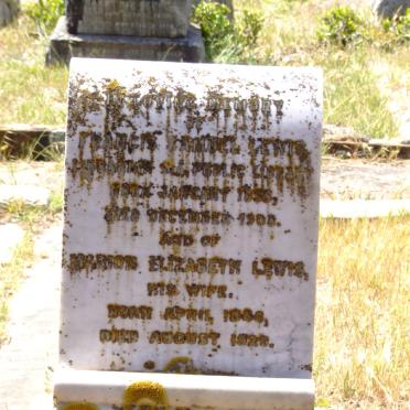 LEWIS Francis Samuel 18??-190? &amp; Marion Elizabeth 1846-1929