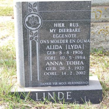 LINDE Alida 1906-1984 :: LINDE Anna Tobia 1922-2002