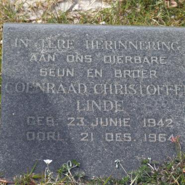 LINDE Coenraad Christoffel 1942-1964