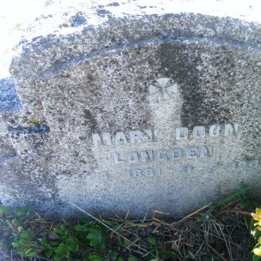 LONGDEN Mary Doon 1881-1942