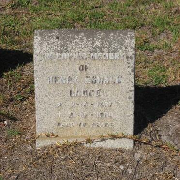 LANGE Henry Oswald 1927-1960