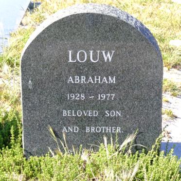 LOUW Abraham 1928-1977