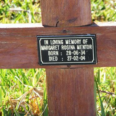 MENTOR Margaret Rosina 1934-2004