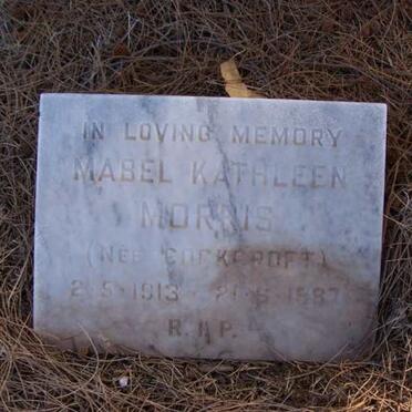 MORRIS Mabel Kathleen nee COCKCROFT 1913-1987